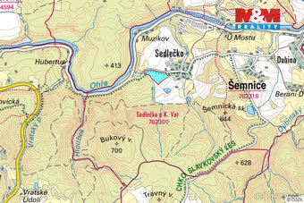 Prodej pole, 66049 m², Sedlečko - Šemnice - 6