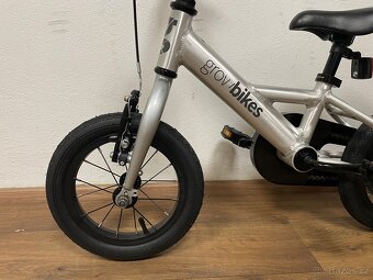 Dětské kolo Growbikes 12” stříbrné - 6