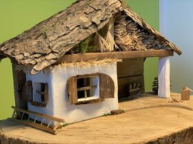 Ručně dělané dřevěné Betlémy s figurkami - 6