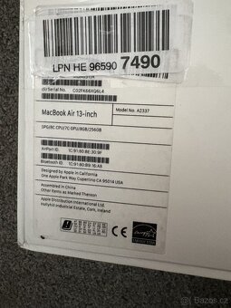MacBook Air 13" M1 8 GB RAM | 256 SSD | TOP stav - 6