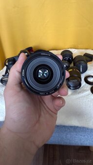 Canon EOS 5D MKII fullframe + redukce, objektivy, 4x baterie - 6