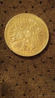 Zlatá mince 20 corone Franc Josef 1894 - 6