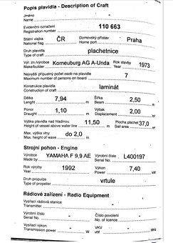 Kajutová plachetnice - 6