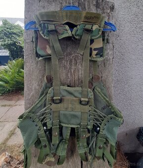 airsoft woodland originál takticka vesta - 6