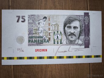 5ks Antonín Panenka 75 - bankovní arch - 6