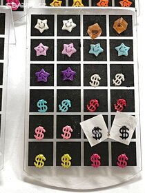 Naušnice barevné - 6