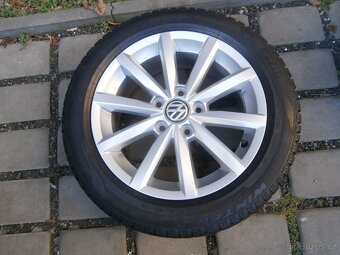 ALU KOLA 5 X 112 205 55 16 VW PASSAT ORIGINÁL - 6