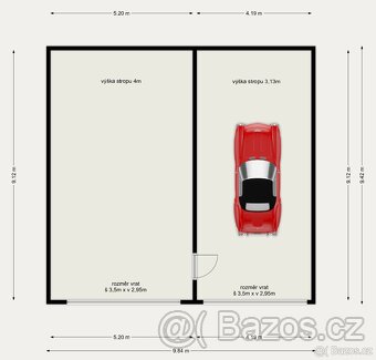 Pronájem garáže/dílny/skladu 86 m² Dubská, Kladno - Dubí - 6