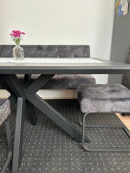 jidelni stůl židle 4ks plus lavice - 6