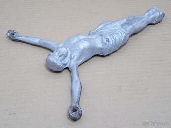 Ježíš Kristus Retro kovová soška - 6