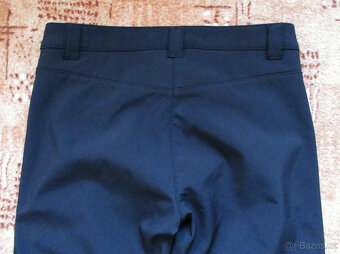 Zimní softshellové kalhoty černé kratší délka M 38 - 6