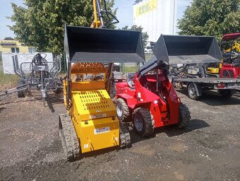 smykač, pásový smykač, čelní nakladač , čelák - 6