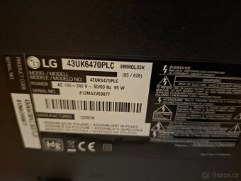 Lg 4K Smart 109cm DVB-T2 WiFi YouTube Netflix oneplay Disney - 6