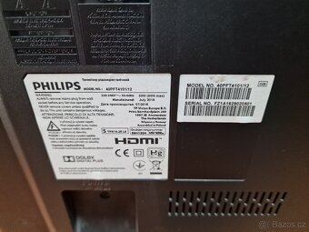 Ultratenký LED televizor Philips Full HD 102cm
40PFT4101/12 - 6