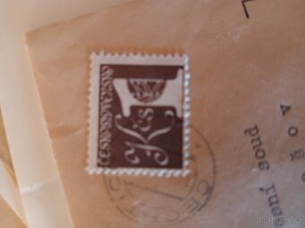 3 díl☺️mix různých dokumentů pohlednic a známek - 6