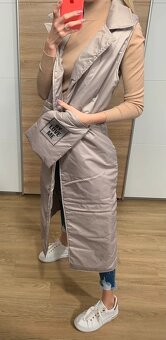 Dlouhá zimní vesta - 6