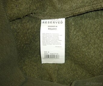 Khaki dámská mikina Reserved - 6