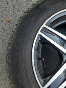 Peugeot / Citroën sada letních pneumatik 15" vč. alu disků - 6
