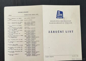 RETRO PSACÍ STROJ CONSUL – PLNĚ FUNKČNÍ + DOKLADY + KUFŘÍK - 6