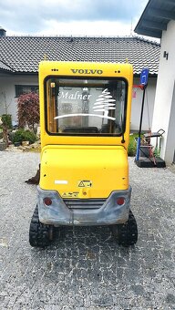 Minibagr VOLVO, rozšiřovací, rychloupínák, výbava, TOP STAV - 6