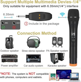 🎤 Bezdrátové karaoke mikrofony ALPOWL – rozbalené - 6