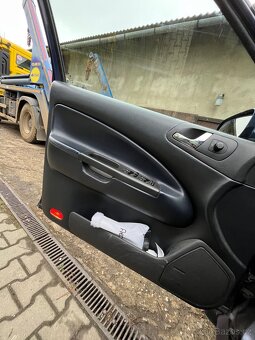 Modré kožené sedačky octavia 1 sedan - 6