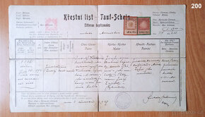 STARÉ DOKLADY 1871-1896 - 6