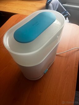 elektrický parní sterilizátor AVENT a ohřívač NUK - 6