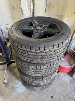 Alu r18 bmw x5 včetně zánovní pneu 255/55/18 - 6