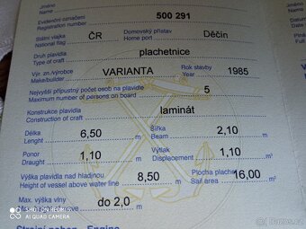 Prodej plachetnice Dehler Varianta - 6