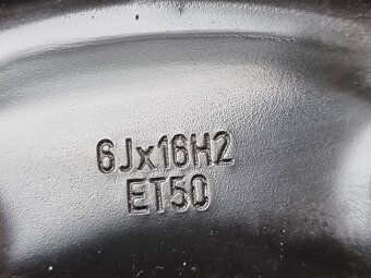 Plechové disky 6Jx16, 5x112, et50 - 6