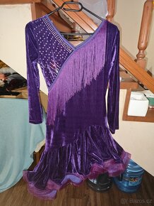 Závodní šaty na Latinu vel. M - 6