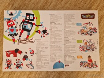 Dětská hrací deka Yookido - Země robotů - 6
