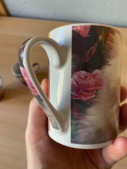 Nové porcelánové hrnky s motivy koček - různé, 300 ml, 4 ks - 6