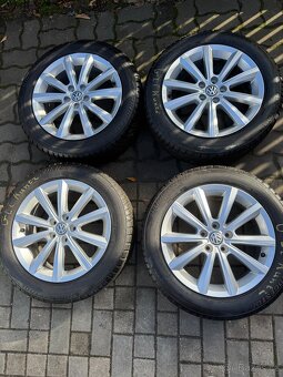 ORIGINÁL Alu Volkswagen Merano R16, 5x100 - TOP STAV - 6