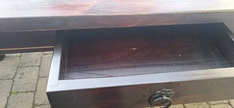 Jídelní stůl+8 židlí -styl vintage - 6