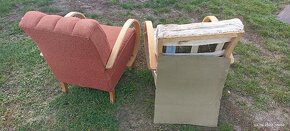 Křesla Halabala na opravu pevné kostry - 6