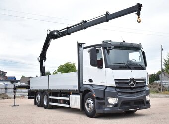 Mercedes-Benz Antos 2548 - 6x2 - Valník+HR-HIAB XS 144 HIDUO - 6