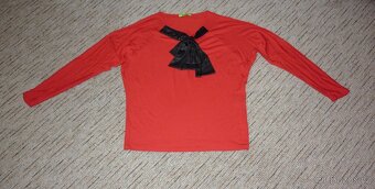 Červené tričko s mašlí Limitte - 6