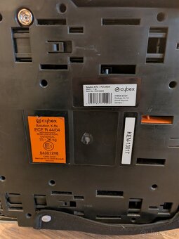 Autosedačka Cybex Solution X-fix 15-36kg černá - 6