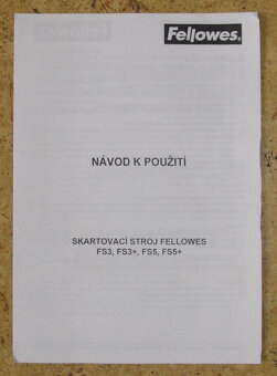 Skartovačka Fellowes FS5 - 6