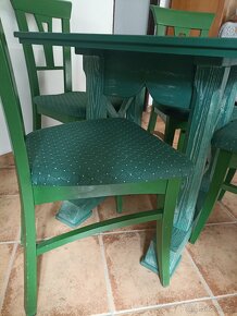 Stůl + 4 židle - 6