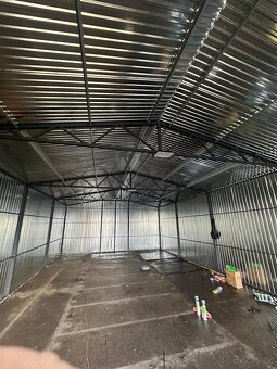 Hala 12×7 m + pozemek 600 m² k pronájmu – Kladno - 6