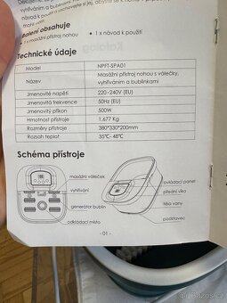 Masážní přístroj NAIPO NPFT-SPA01 zelený - 6