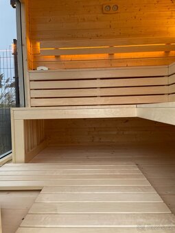 Venkovní Fínska sauna MEGA - 6