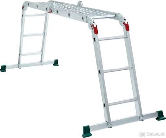 Parkside multifunkční žebřík 4x3 (NOVÝ) - 6