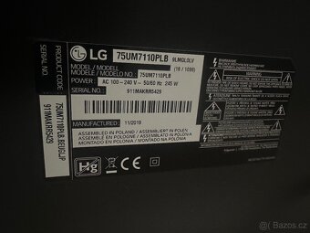 LG 75” s wifi - 6