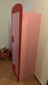 Dětská (holčičí) šatní skříň IKEA MAMMUT 170x60x50 - 6