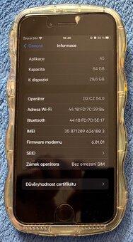 Apple Iphone 8 64 GB, bez škrábanců, 100% baterie - 6