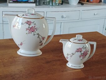 ART DECO PORCELÁNOVÉ KONVIČKY UNION PORCELAINIERE UNIQUE LIM - 6